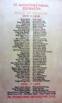 Roll of Honour - Click for a larger image